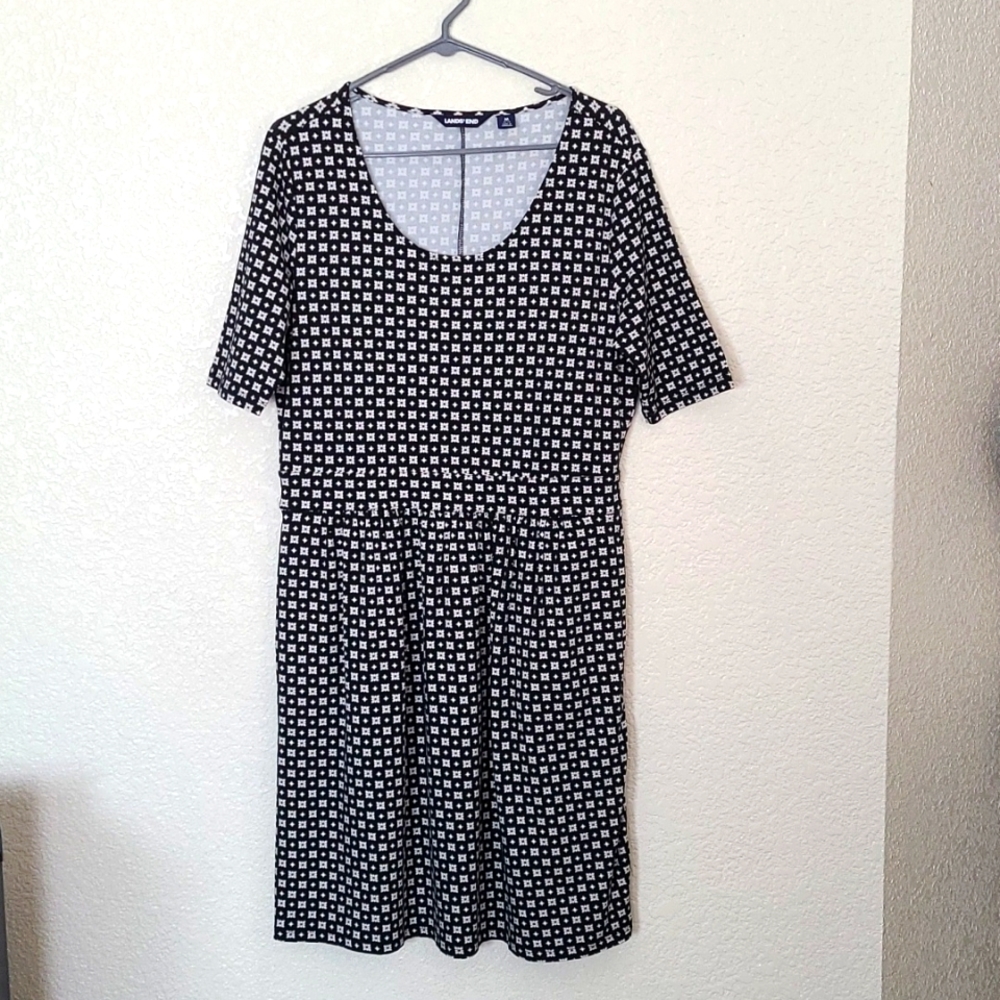 Lands End like new casual dress, M